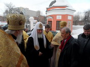 В Прощеное воскресенье Святейший Патриарх Кирилл совершил Божественную литургию в храме святителя Николая в Покровском (3)