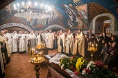Состоялось отпевание клирика храма Трёх Святителей на Кулишках диакона Сергия Сиренко
