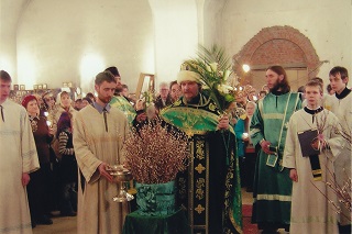 Канун праздника Входа Господня в Иерусалим. 22 марта 2005 года.